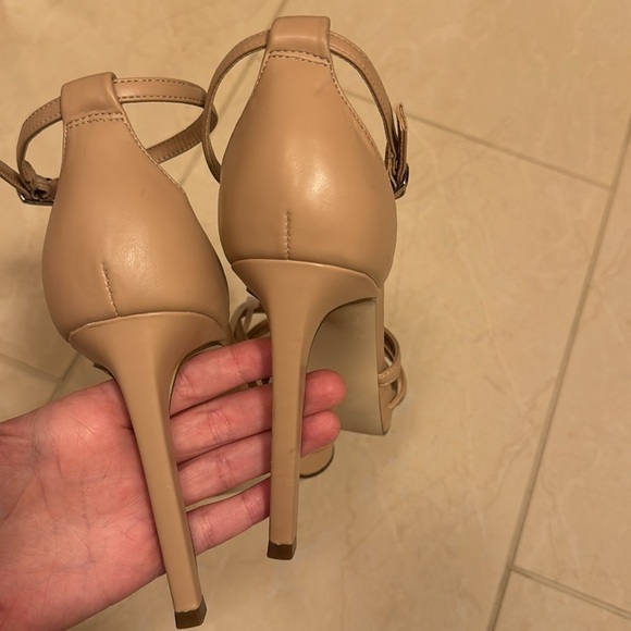 NEW! Steve Madden Natural Kammi Strappy Platform Sandal - Size 10 - Picture 9 of 16